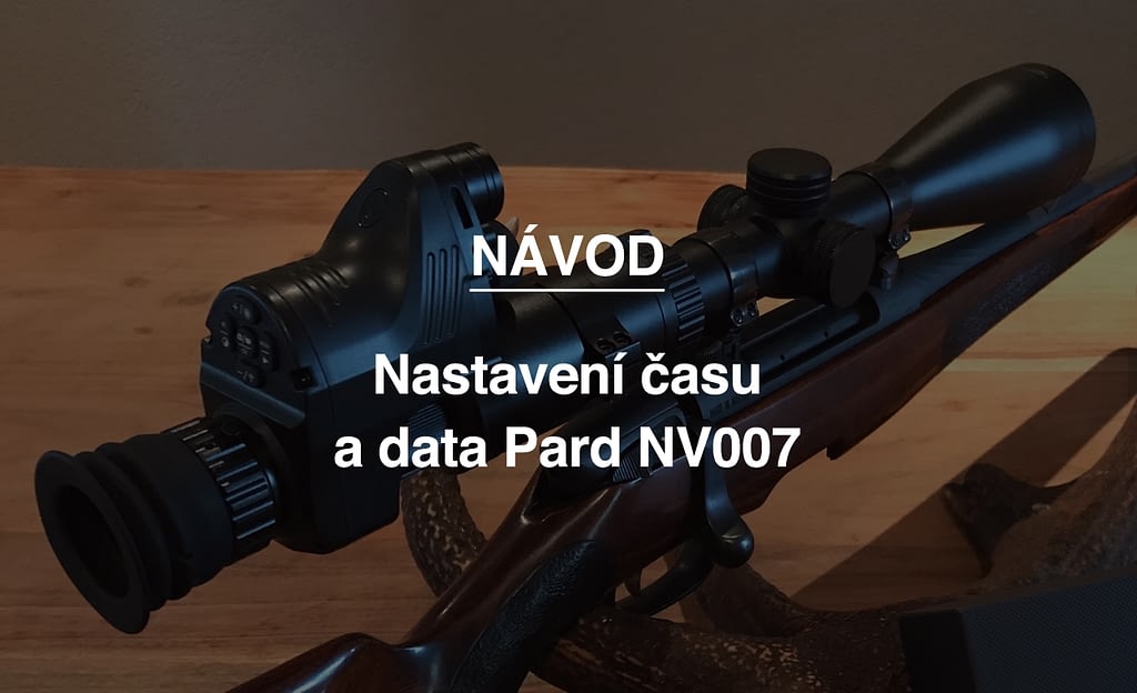 Pard NV007 Čas a data