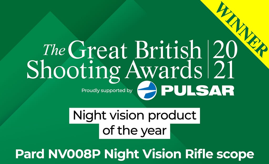 Velký vítěz britské ceny za střelbu 2021 Pard NV008P